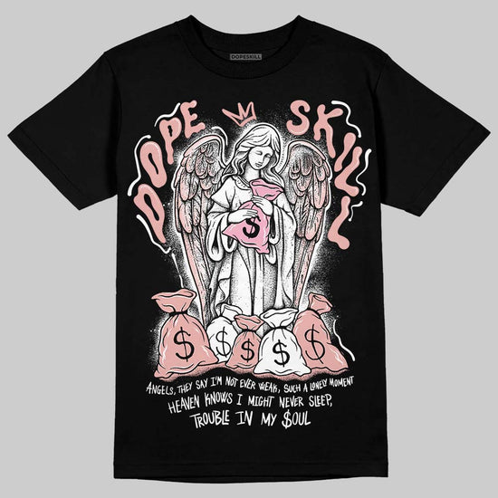 Jordan 1 Low OG “Rust Pink” DopeSkill T-Shirt Angels Graphic Streetwear - black