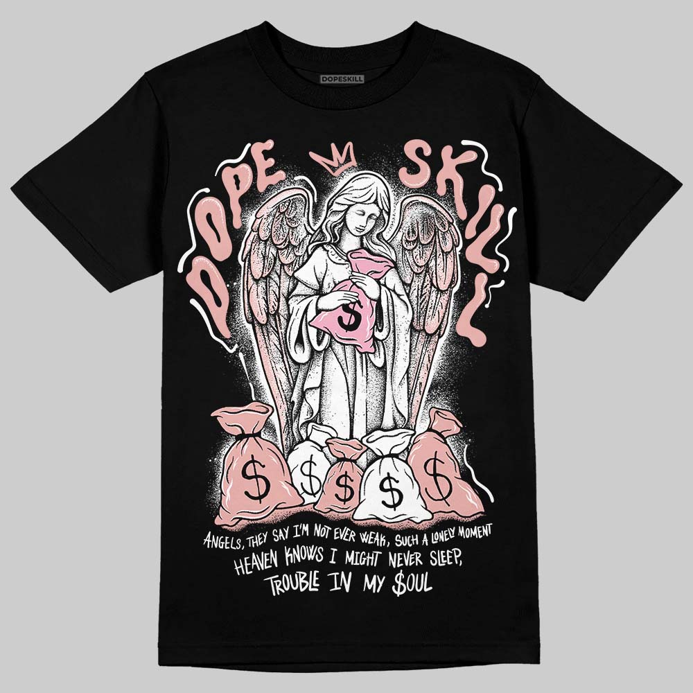 Jordan 1 Low OG “Rust Pink” DopeSkill T-Shirt Angels Graphic Streetwear - black