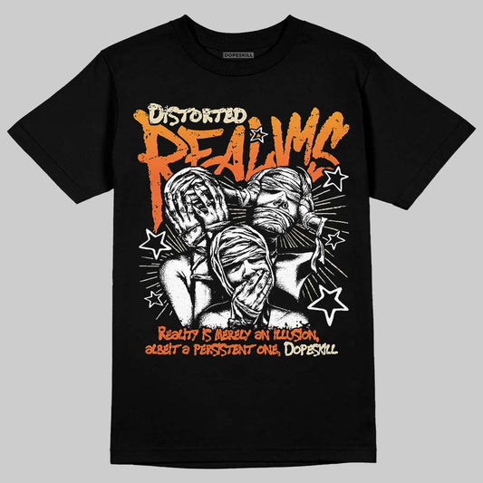 Jordan 4 "Birds of Paradise" DopeSkill T-Shirt Distorted Realms Graphic Streetwear - Black
