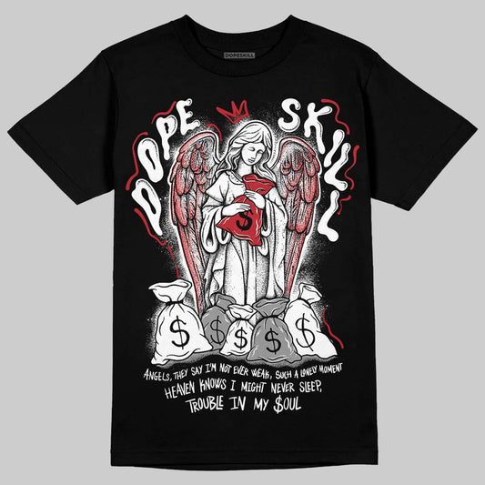 Jordan 14 Retro ‘Black Toe’ DopeSkill T-Shirt Angels Graphic Streetwear - black