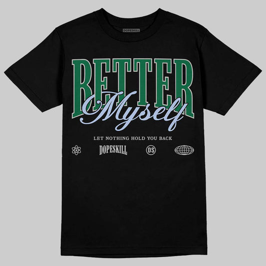 ASICS Gel-Nimbus 10.1 Invincible HTTP 404 Green DopeSkill T-Shirt Better Myself Graphic Streetwear - Black