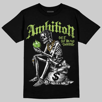 Air Max 95 Big Bubble Neon Yellow DopeSkill T-Shirt Ambition Graphic Streetwear - Black