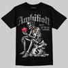Jordan 11 TD Cleats "Patent Black" DopeSkill T-Shirt Ambition Graphic Streetwear - black