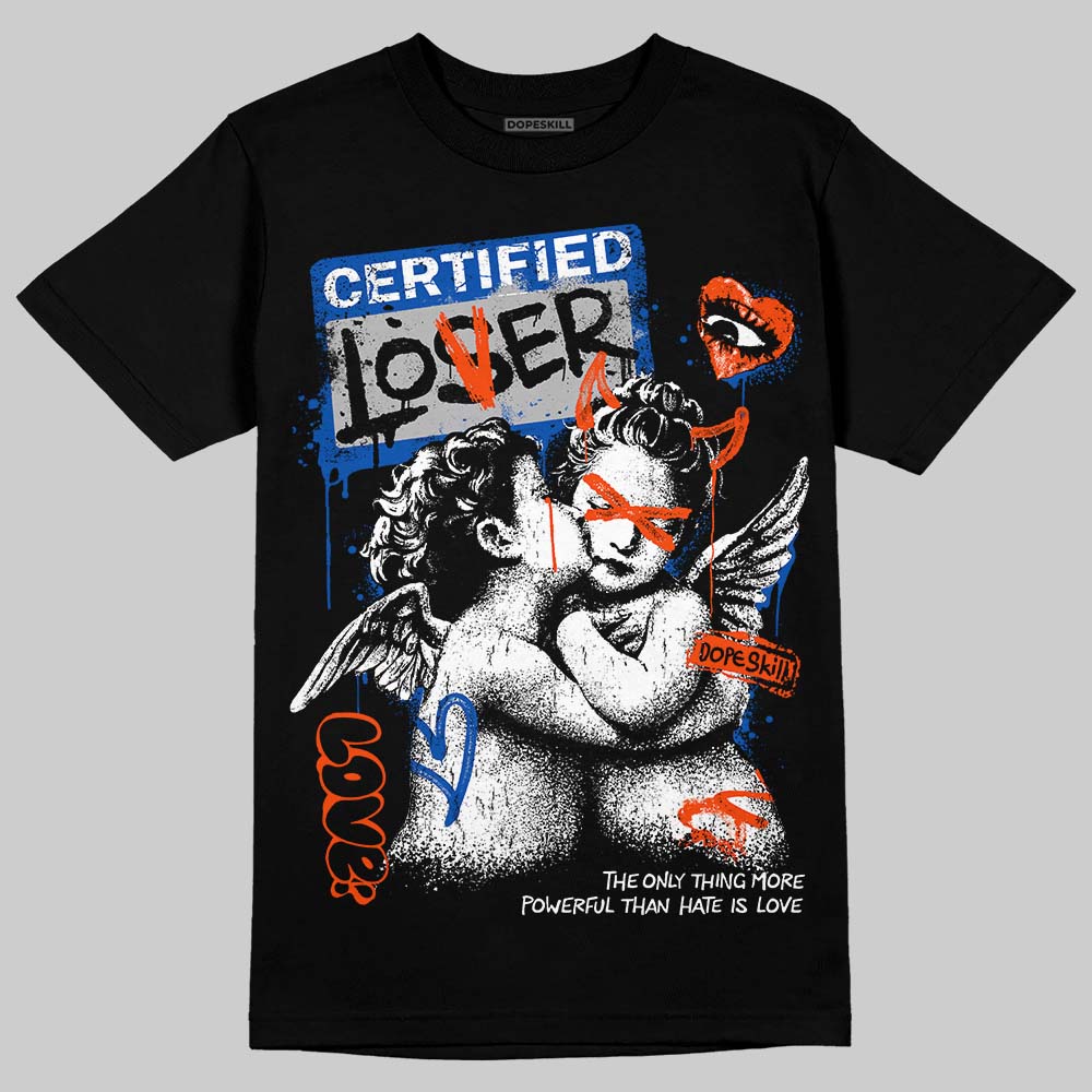 Jordan 3 Knicks DopeSkill T-Shirt Certified Lover Graphic Streetwear - Black