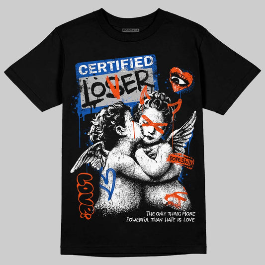 Jordan 3 Knicks DopeSkill T-Shirt Certified Lover Graphic Streetwear - Black