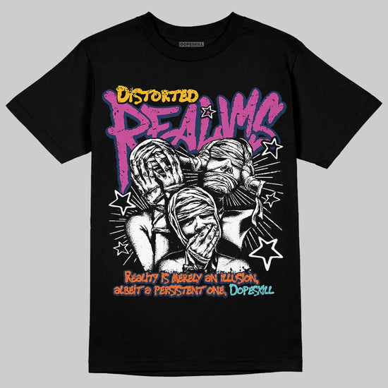 Air Max 1 'San Diego Padres' DopeSkill T-Shirt Distorted Realms Graphic Streetwear - Black