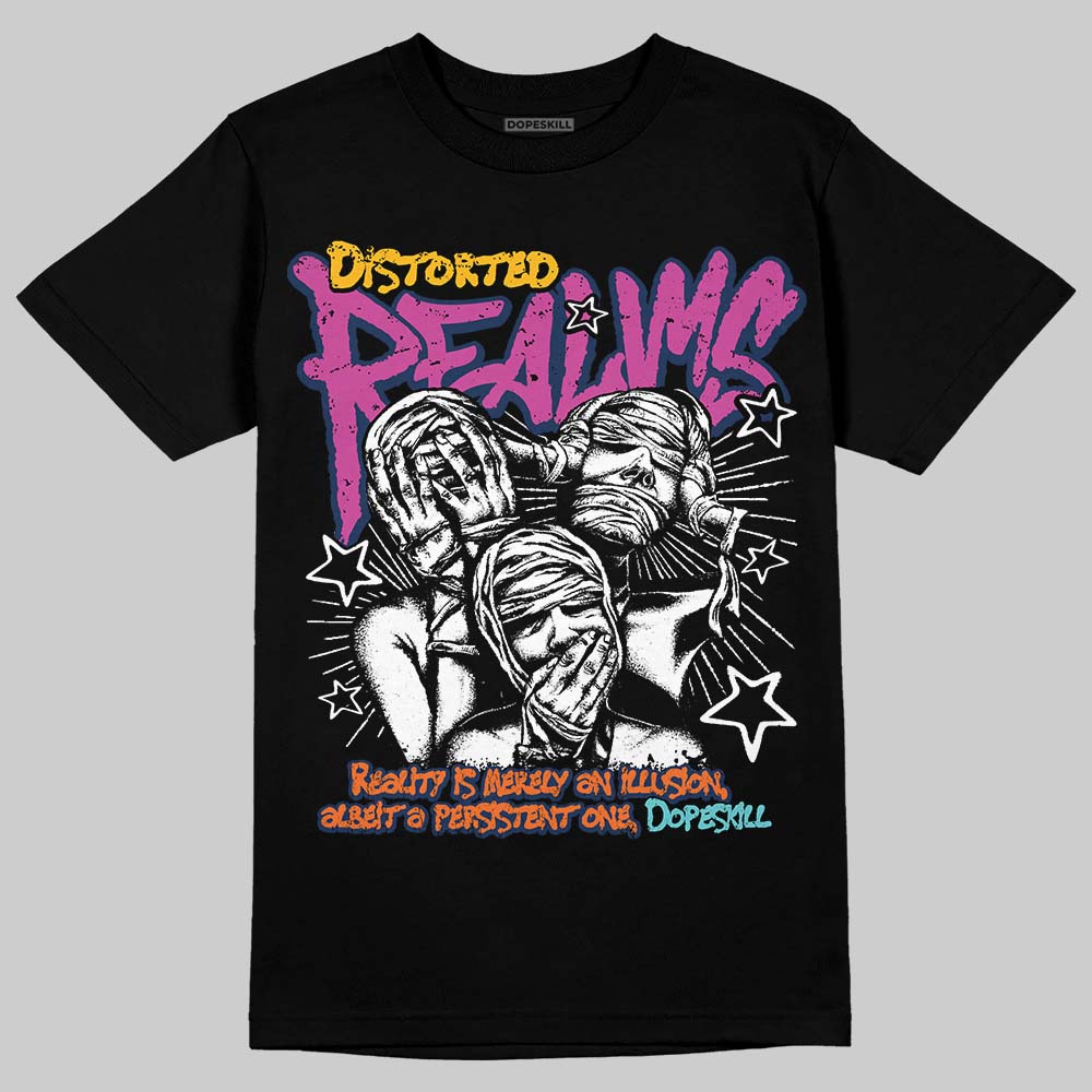 Air Max 1 'San Diego Padres' DopeSkill T-Shirt Distorted Realms Graphic Streetwear - Black