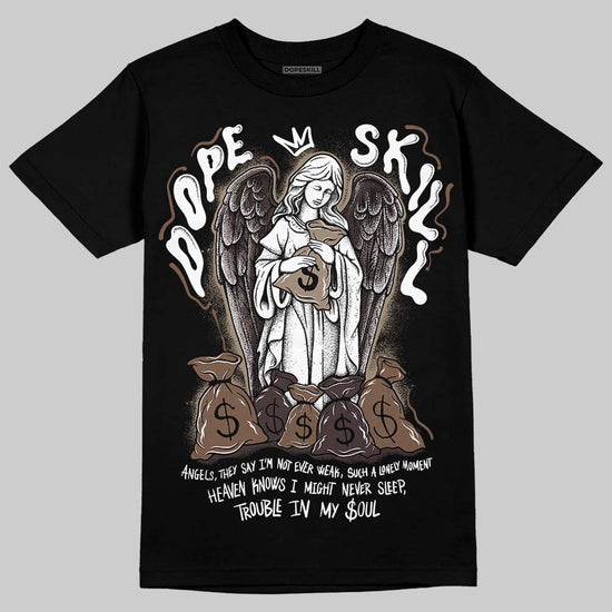 SoleFly x Air Jordan 12 Retro SP 'Cafecito/Baroque Brown' DopeSkill T-Shirt Angels Graphic Streetwear - black