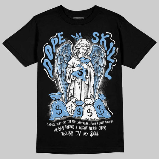 Jordan 12 Retro 'Melo' DopeSkill T-Shirt Angels Graphic Streetwear - Black