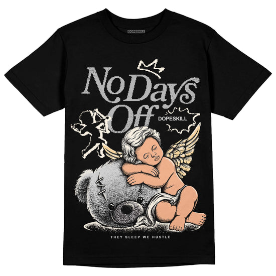 Jordan 3 “Off Noir” DopeSkill T-Shirt New No Days Off Graphic Streetwear - Black