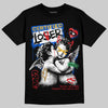 Jordan 7 Miro Olympic DopeSkill T-Shirt Certified Lover Graphic Streetwear - Black