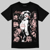 Jordan 40 “Dusty Rose” DopeSkill T-Shirt Built Different Graphic Streetwear - Black