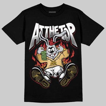 Jordan 12 Retro 'Taxi' 2025 DopeSkill T-Shirt At The Top Graphic Streetwear - Black