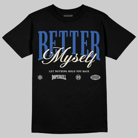 Jordan 1 Low Travis Scott x Fragment DopeSkill T-Shirt Better Myself Graphic Streetwear - Black