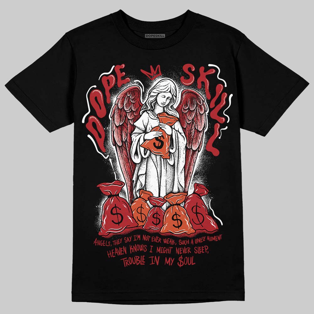 Nigel Sylvester x Air Jordan 4 ‘Brick by Brick’ DopeSkill T-Shirt Angels Graphic Streetwear - Black