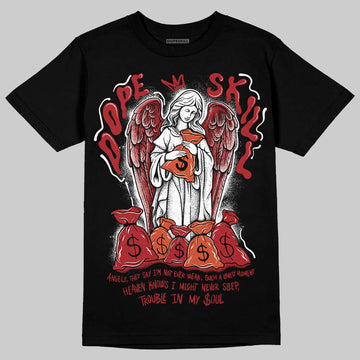 Nigel Sylvester x Air Jordan 4 ‘Brick by Brick’ DopeSkill T-Shirt Angels Graphic Streetwear - Black