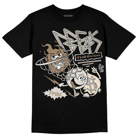 Jordan 5 SE “Sail” DopeSkill T-Shirt Break Through Graphic Streetwear - Black