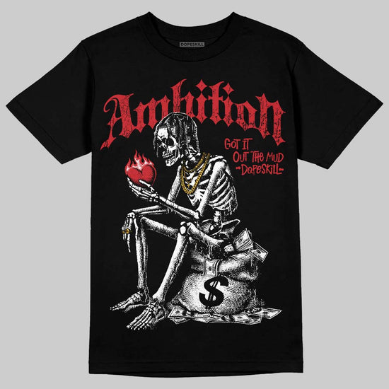 Jordan 12 “Bloodline” DopeSkill T-Shirt Ambition Graphic Streetwear - Black