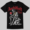 Jordan 12 “Bloodline” DopeSkill T-Shirt Ambition Graphic Streetwear - Black