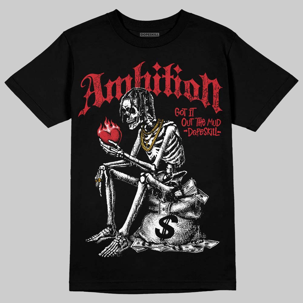 Jordan 12 “Bloodline” DopeSkill T-Shirt Ambition Graphic Streetwear - Black