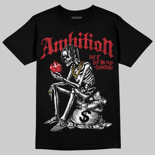 Jordan 12 “Bloodline” DopeSkill T-Shirt Ambition Graphic Streetwear - Black