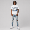 “True Blue” 3s DopeSkill T-Shirt 23 with 3s Pattern Graphic
