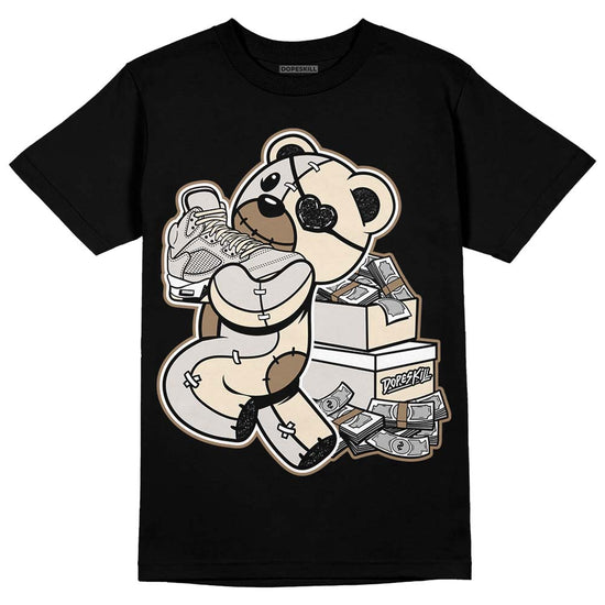 Jordan 5 SE “Sail” DopeSkill T-Shirt Bear Steals Sneaker Graphic Streetwear - black