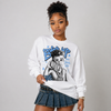 Black University Blue 5s DopeSkill Long Sleeve T-Shirt Boss Up Graphic