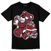 Jordan 1 Retro High OG “Team Red” DopeSkill T-Shirt Bear Steals Sneaker Graphic Streetwear - Black