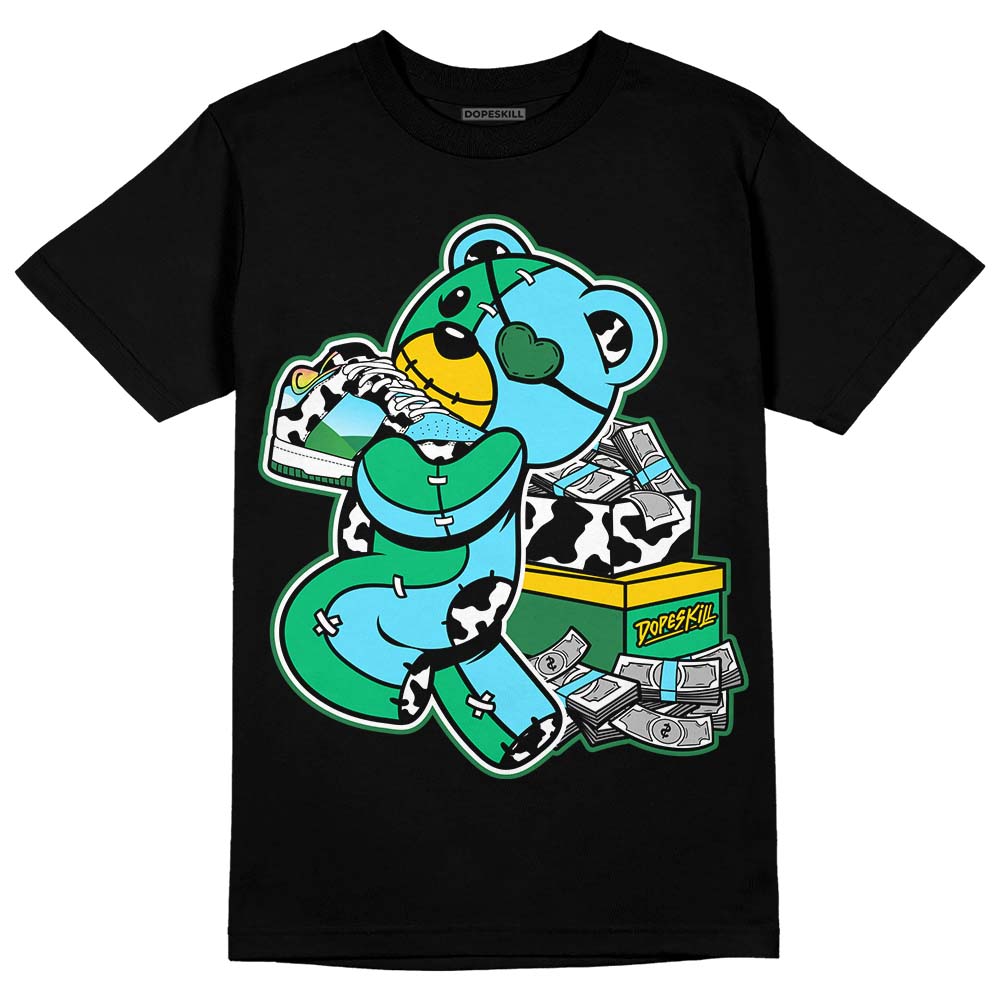 Dunk Low Ben & Jerry’s Chunky Dunky DopeSkill T-Shirt Bear Steals Sneaker Graphic Streetwear  - Black 