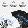Black University Blue 5s DopeSkill T-Shirt Ambition Graphic