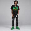 Green Screen 11s DopeSkill T-Shirt Better Myself Graphic