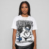Flint Grey 9s DopeSkill Oversize Print T-Shirt Real Ones Choose Loyalty Graphic