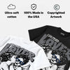 Flint Grey 9s DopeSkill Oversize Print T-Shirt Real Ones Choose Loyalty Graphic