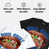 “True Blue” 3s DopeSkill T-Shirt Born Broke Die Rich Graphic