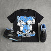 Black University Blue 5s DopeSkill T-Shirt Stay Solid Graphic