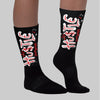 White Thunder 4s DopeSkill Sublimated Socks Hustle Graphic