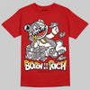 Jordan 4 Toro Bravo DopeSkill T-Shirt Born To Be Rich Graphic Streetwear - Red
