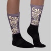 Violet Ore 3s DopeSkill Sublimated Socks Hustle Graphic