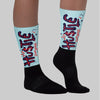 Dunk Glacier Blue DopeSkill Sublimated Socks Hustle Graphic