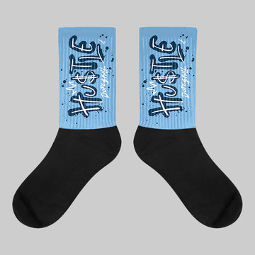 First In Flight 1s DopeSkill Sublimated Socks Hustle Graphic