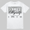 Air Foamposite One 'Triple White' DopeSkill T-Shirt Better Myself Graphic Streetwear - White 