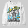Jordan 11 Retro Gamma Blue (2025) DopeSkill Sweatshirt Laid Back Graphic Streetwear - White