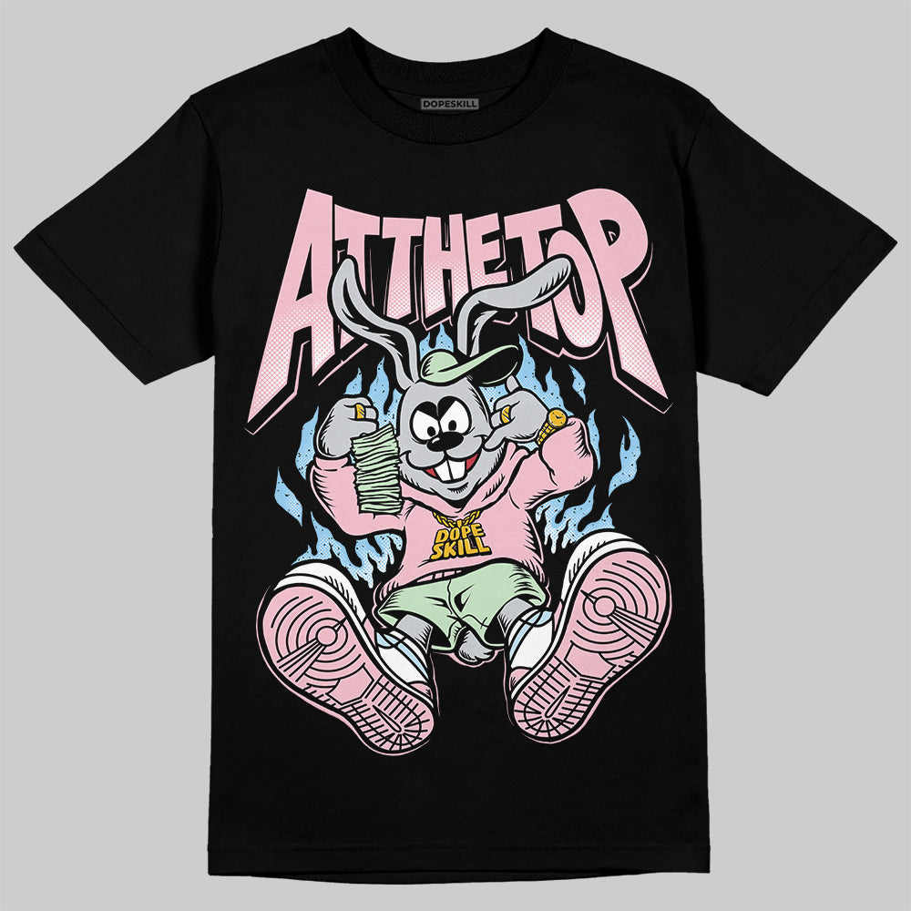 Jordan 4 Retro Valentine's Day (2026) (GS) DopeSkill T-Shirt At The Top Graphic Streetwear - Black