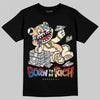 Jordan 17 Retro Low SP Infinite Archives DopeSkill T-Shirt Born To Be Rich Graphic Streetwear - Black