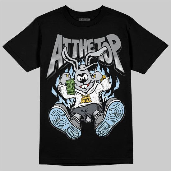 Jordan 5 Retro Wolf Grey (2026) DopeSkill T-Shirt At The Top Graphic Streetwear - Black