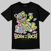 Chase B x Travis Scott x Jordan Jumpman Jack DopeSkill T-Shirt Born To Be Rich Graphic Streetwear - Black