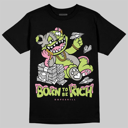 Chase B x Travis Scott x Jordan Jumpman Jack DopeSkill T-Shirt Born To Be Rich Graphic Streetwear - Black