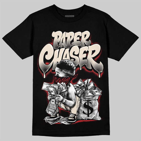 Jordan 1 Retro High OG Flight Club DopeSkill T-Shirt Paper Chaser Boy Graphic Streetwear - Black