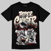 Jordan 1 Retro High OG Flight Club DopeSkill T-Shirt Paper Chaser Boy Graphic Streetwear - Black